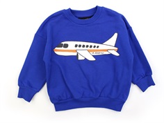 Mini Rodini blue sweatshirt airplane